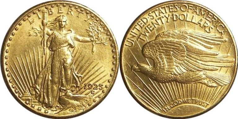 Монета с двойным орлом